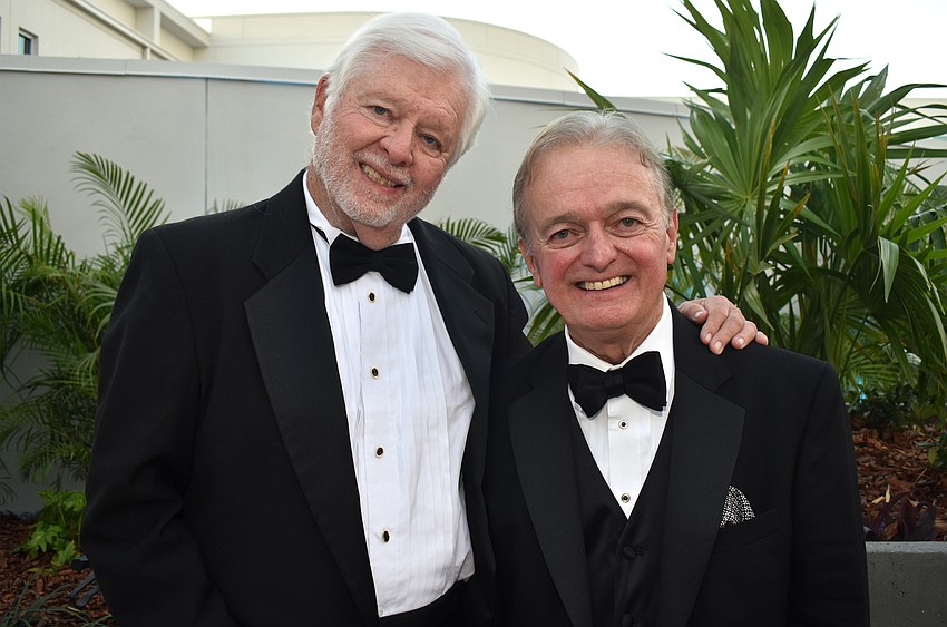 Immediate Past Chairman of Plymouth Harbor Duncan Finlay and President and CEO of Plymouth Harbor Harry Hobson