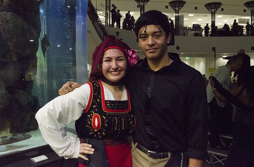 Dee Kourpouanidis and Peter Balos danced with others from St. Barbara Greek Orthodox Church.