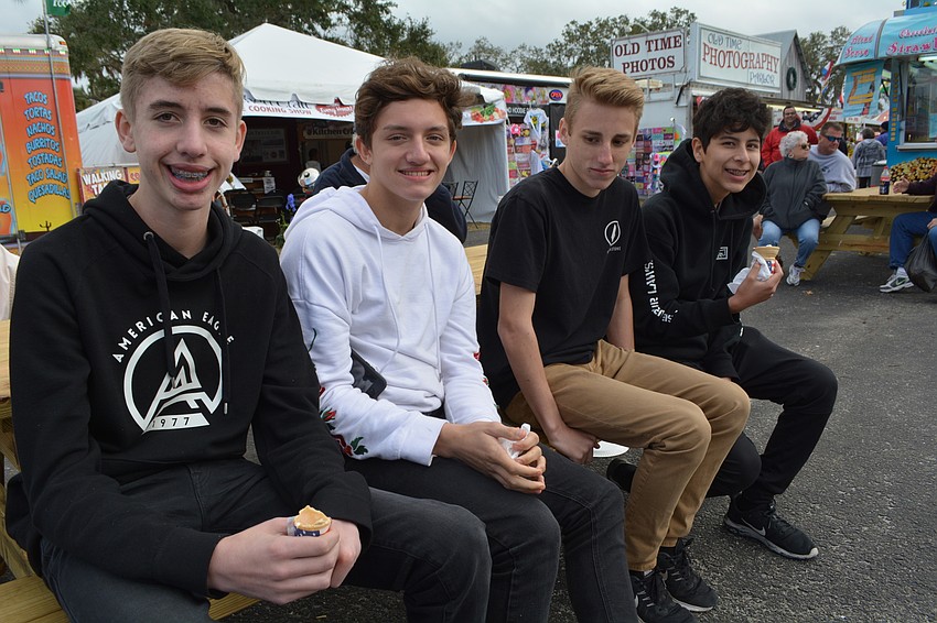 Friends Caleb Lauder, John Osborne, Jonathan Klepper and Iakir Coffman know each other from school .