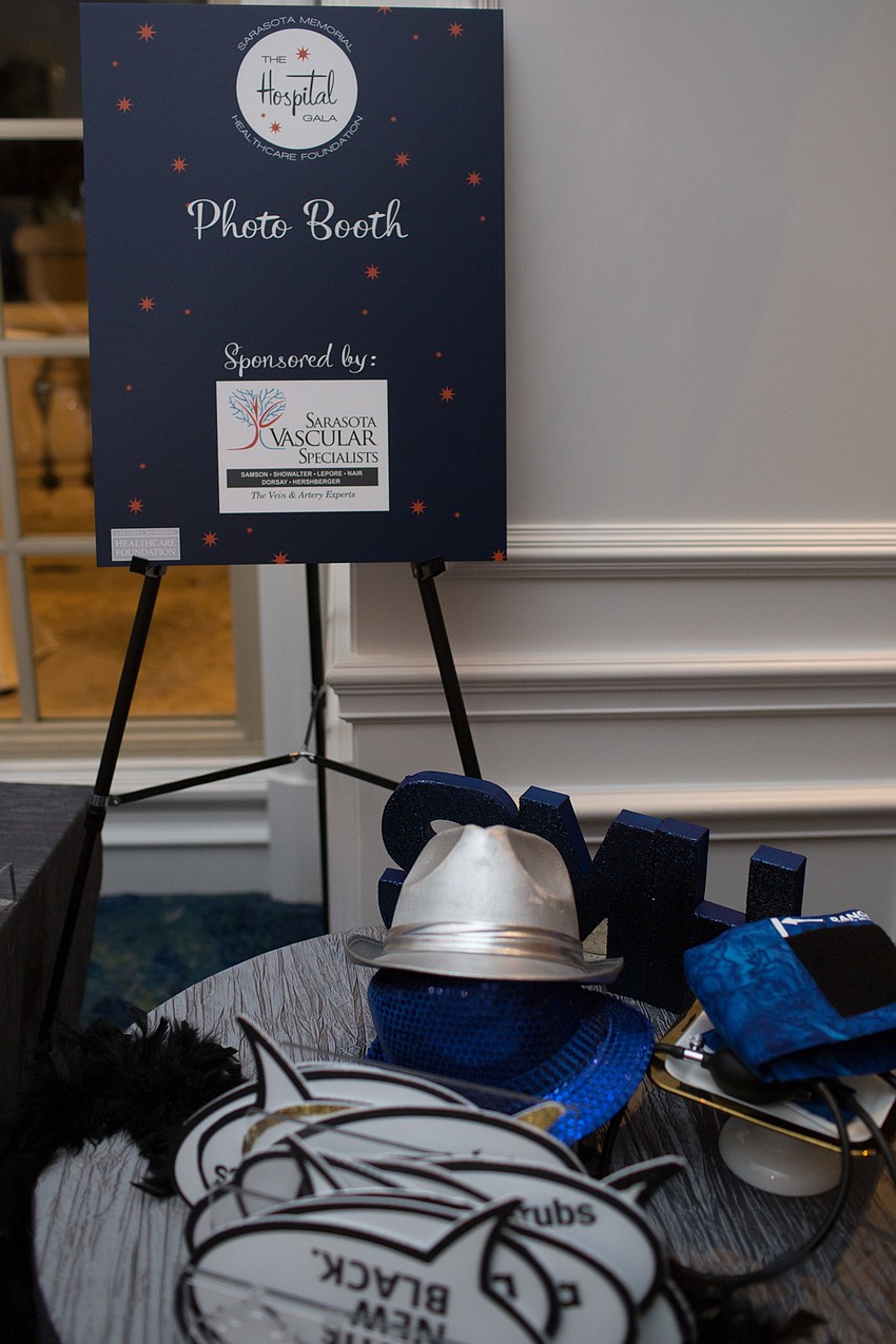 Guests were able to choose from a variety of props to use for the photo booth.