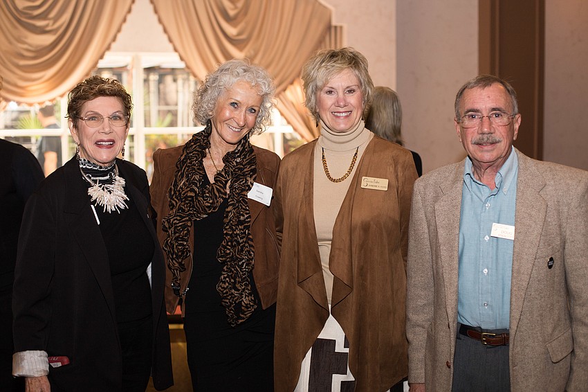 Barbara Jacob, Sandra Cowing, Marjorie Floyd and Doug Endicott