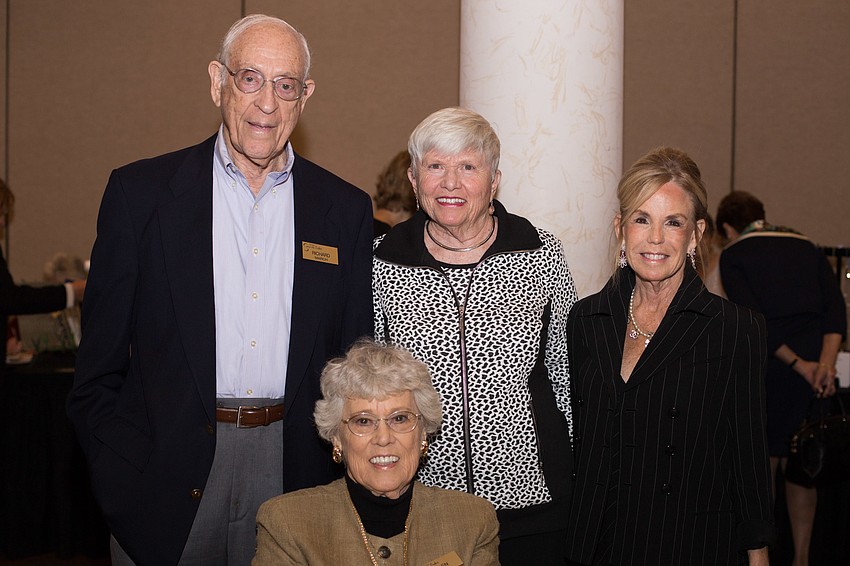 Richard and Helen March, Judy Diedrich and Tina Lieberman