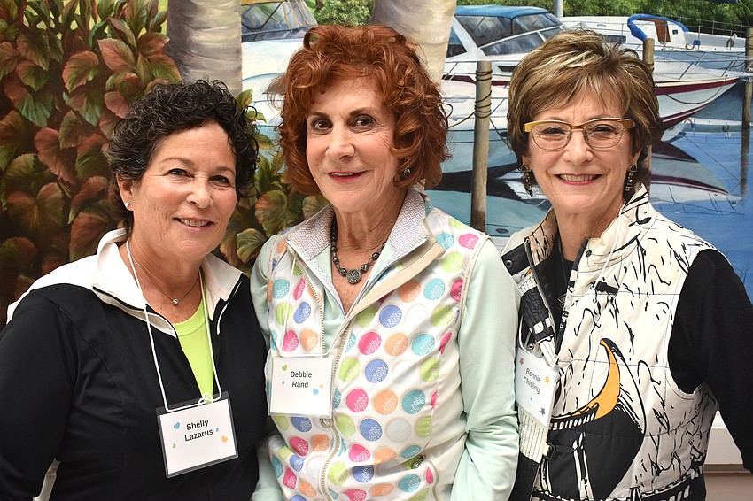 Event co-chairwoman Shelly Lazarus, Debbie Rand and Bonnie Chisling