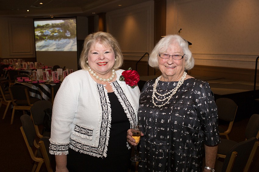 Chairwoman Debbi Benedict and Nelda Thompson