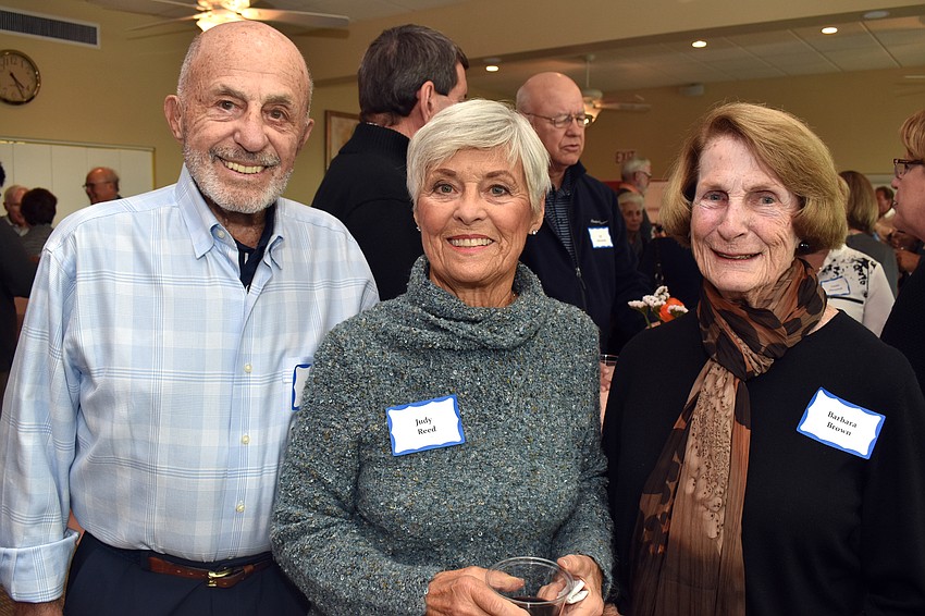 Stan Brown, Judy Reed and Barbara Brown