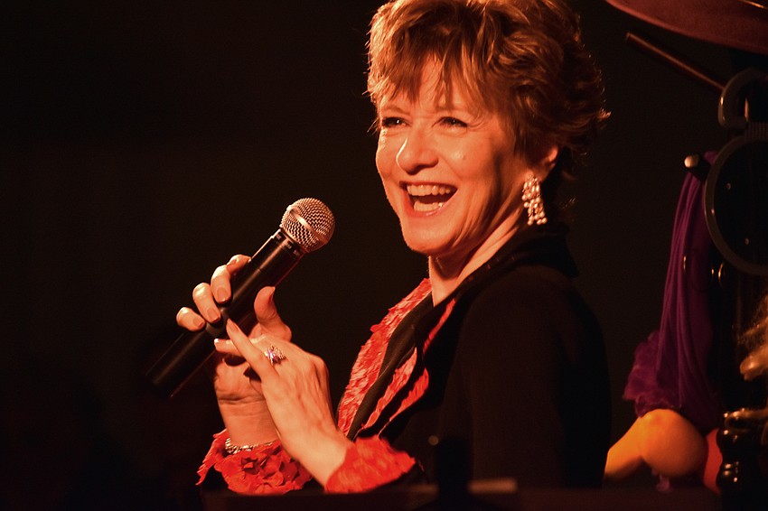 Marcy Downey returned for a cabaret concert at Seaplace for the fourth time on Jan. 17.
