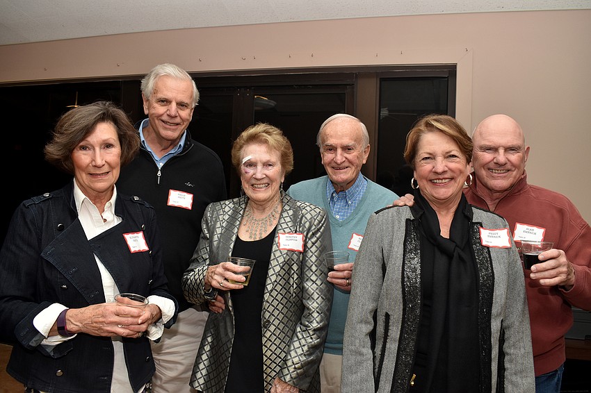 Liz and Philip Smith, Dorothy and Dick Cliffton and Peggy and Alan Emerick