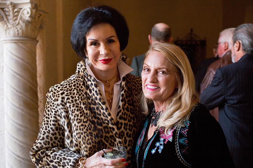 Jacqueline Morton and Aline Blanchard