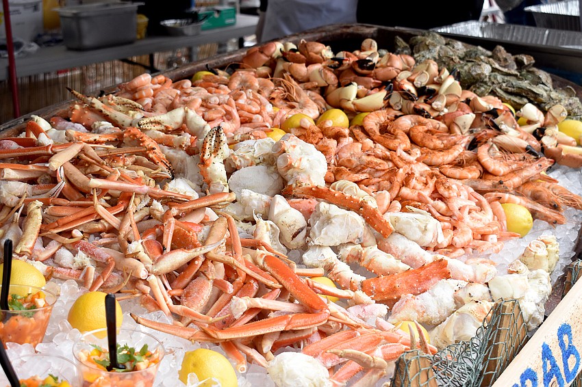 Walt’s Fish Market serves up a variety of seafood options at the festival.