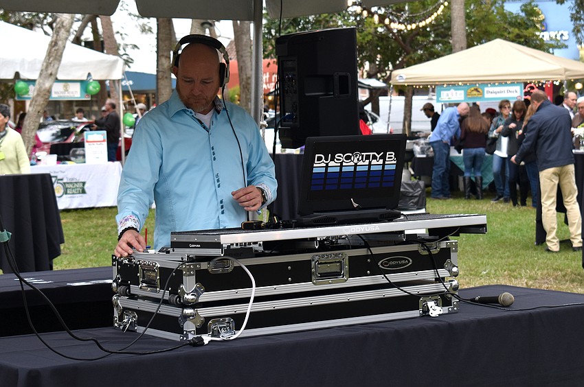 While attendees enjoyed local dishes, a DJ played today’s top hits.