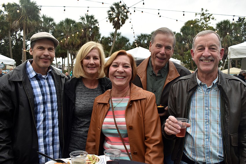 Steve and Ingrid Clapp, Dell Bauslaugh, David Clapp and Bill Schulz