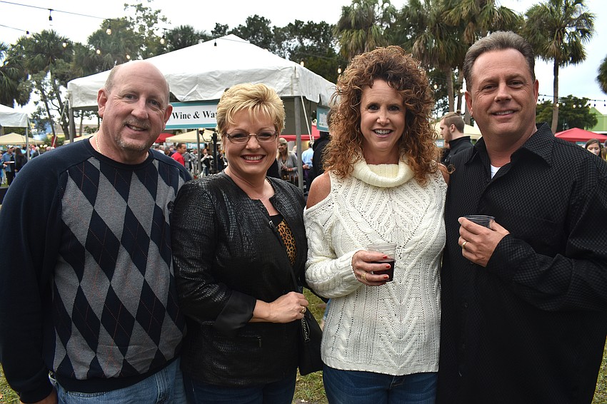 John and Kim Lege and Lori and Mark Hill