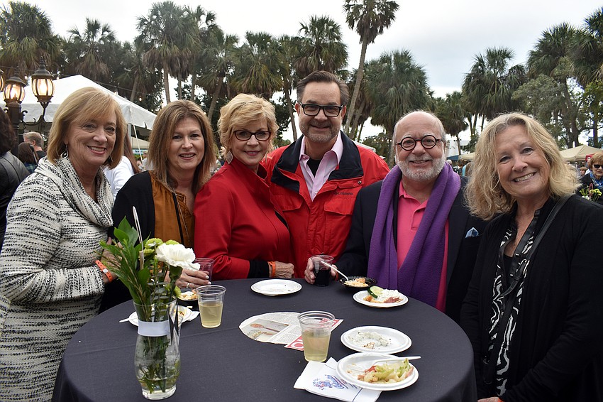 Betty Sue Johnson, Sheree Roppel, Beverly Edwards, Adam Carmer, Don Wood and Ellen Skomsky