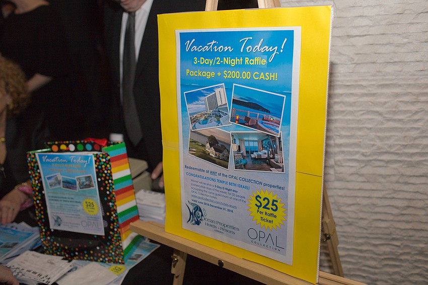 For $25, guests could try their luck at a raffle to win a two-night stay at an Opal Collection Property.