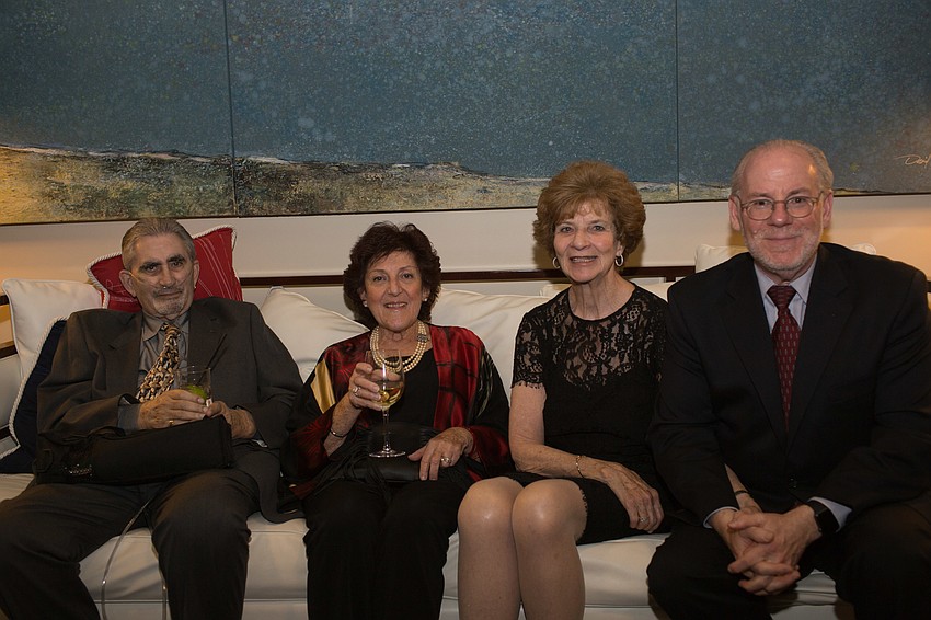 Joseph and Marion Gideon with  Evelyn and Marvin Mandel