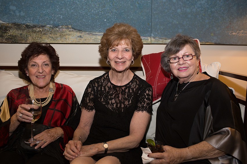 Marion Gideon, Evelyn Mandel and Mirian Goldfarb