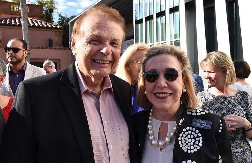 Larry Thompson and Rebecca Donelson