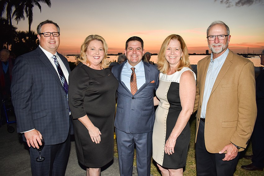 Jay and Marlo Turner, Dan and Jennifer Vigne and Lowe Morrison