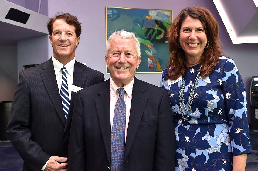 7. Gerry Radford, Bob McNutt and Denise Pope of sponsor Tidewell Hopsice