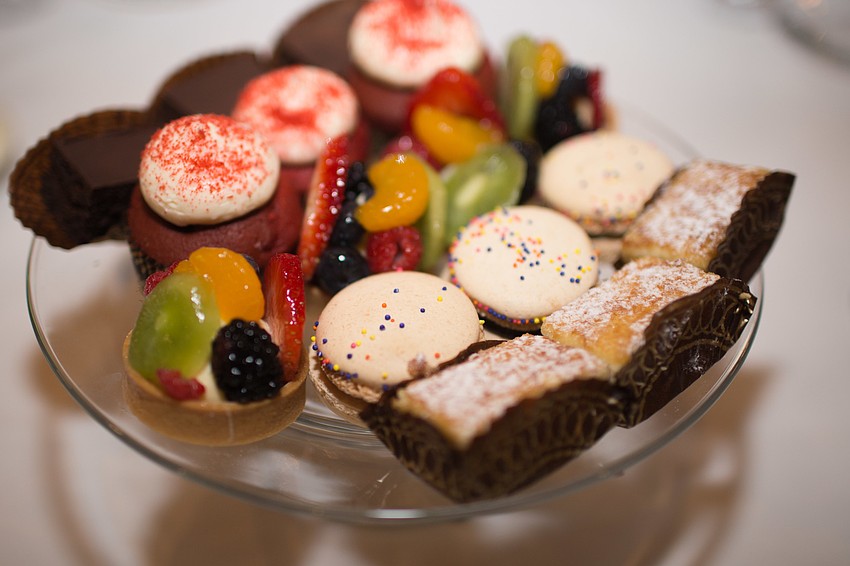 Each table featured a dessert centerpiece from Michael's On East.