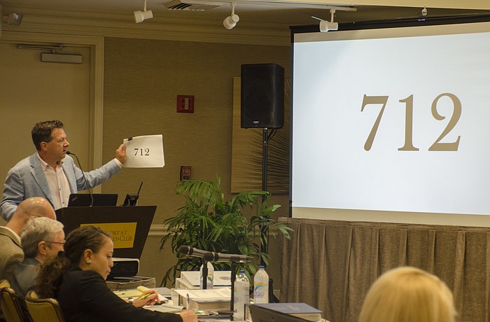 Unicorp National Development Inc. President Chuck Whittall used the town&#39;s 712 zoning code changes to try to persuade commissioners to approve his application to adapt town policy.