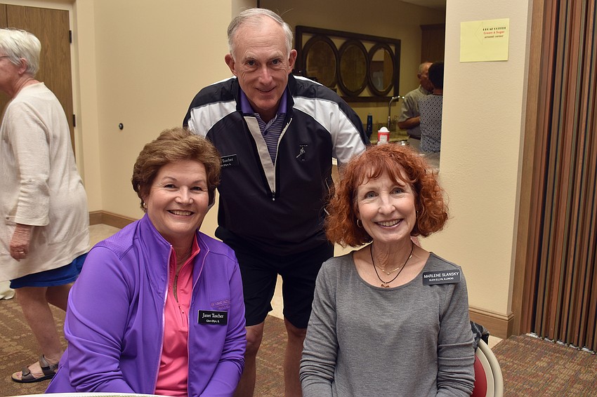 Janet and Tom Tuscher and Marlene Slansky
