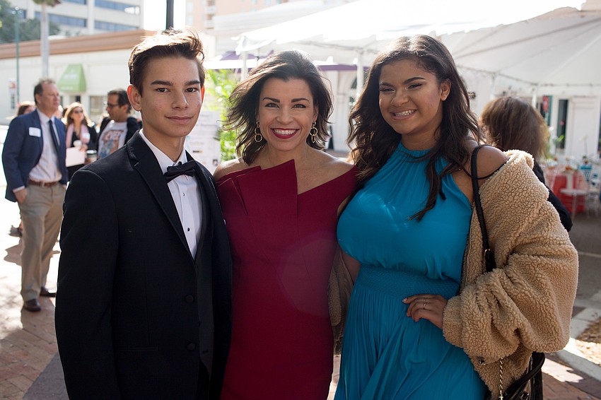 Leo Fisher, Elizabeth Melendez Fisher and Giavanna Solomon