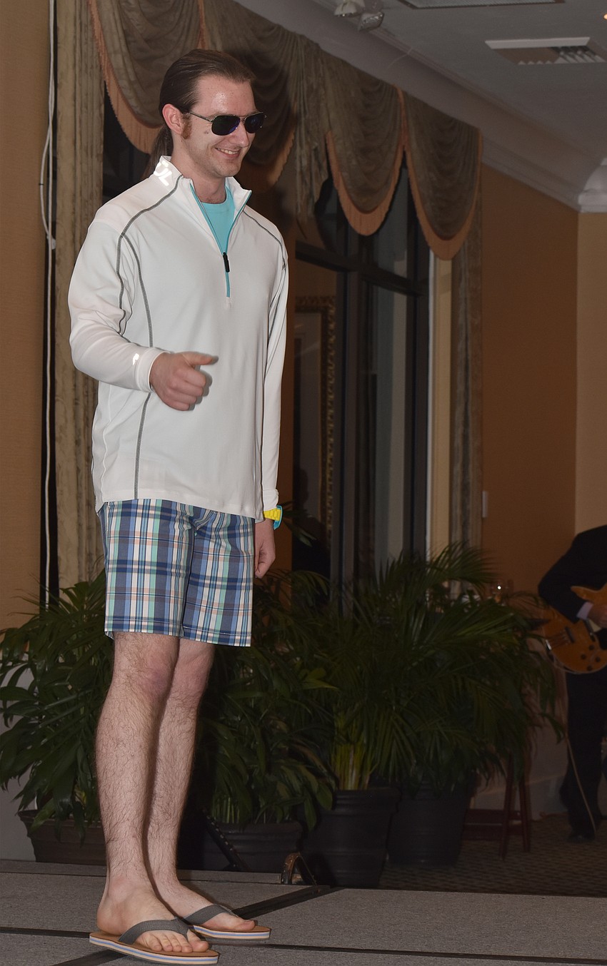 Five former Longboat Key Garden Club scholarship recipients were the models in this year’s fashion show.