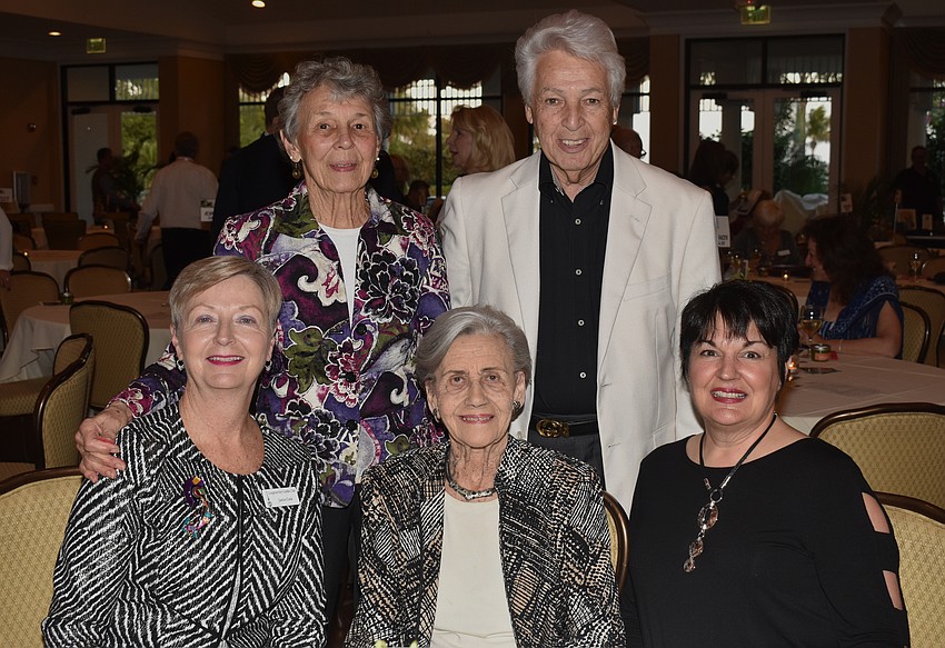Janice Cook, Jane Boehme, Helen Bradshaw, Tom Vitro and Mary Jo Stauffer