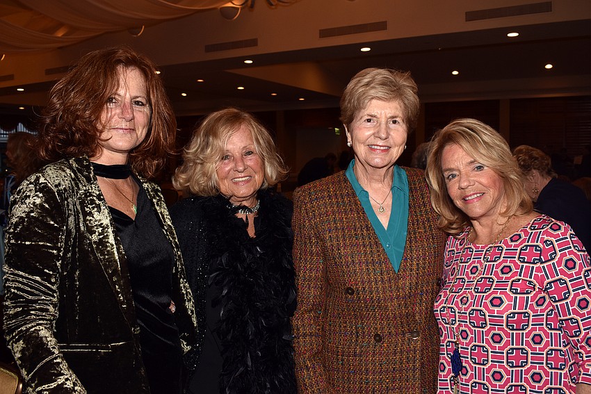 Yvonne and Inge Boudreau, Ronda Montminy and Joan Partridge