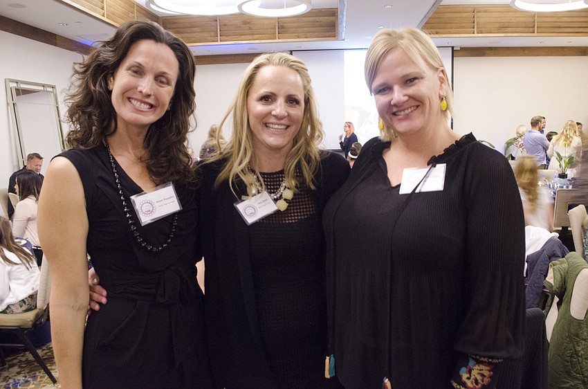 Event co-chairs Susan Rigopulos, Amie Boyle and Becky Angelo