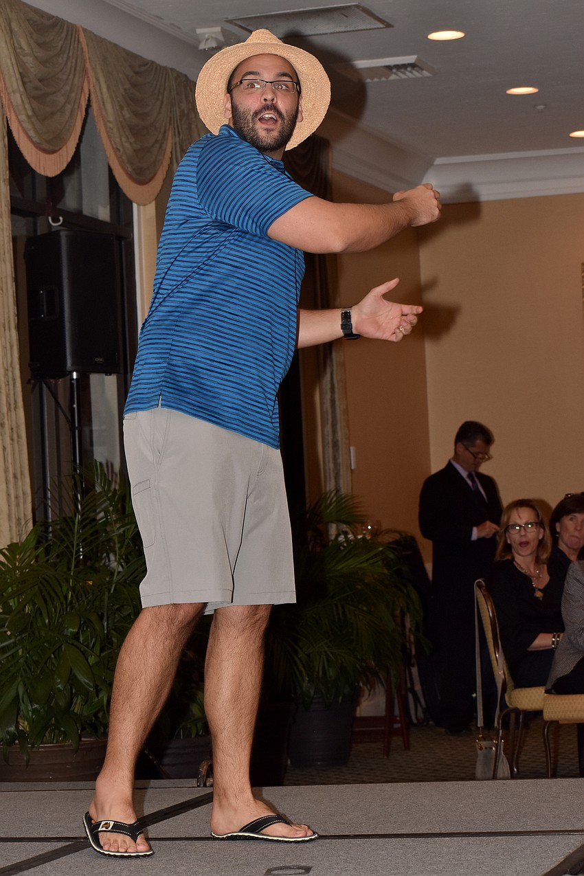 Five former Longboat Key Garden Club scholarship recipients were the models in this year’s fashion show.