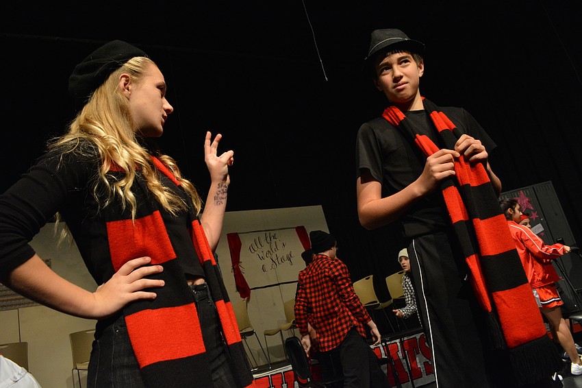 Claire Karp-Hauser and Cameron Lugannani , as Sharpay Evans and her brother Ryan Evans, always have lead roles in the school's musicals.