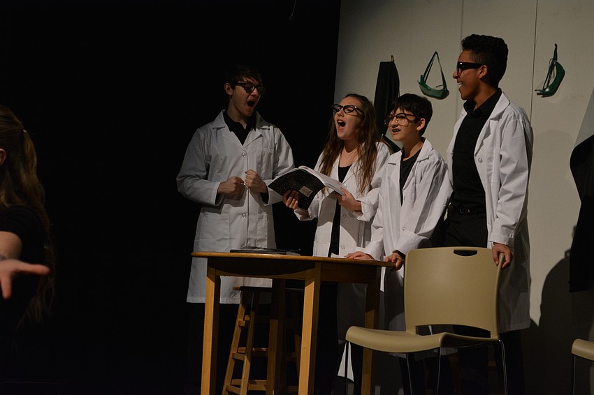 High schooler Kelland Timothy, joins Madisyn Wandall, Joseph Clarke and high schooler Christian Ramos as a  brainiac competing in an academic competition.