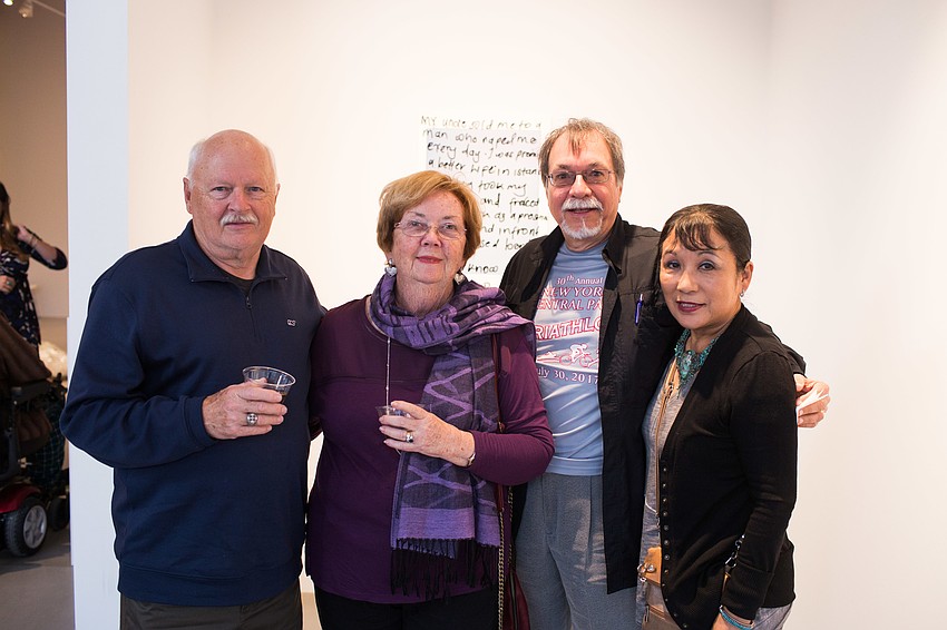 David and Jeanne Woodhouse, Steve Brown and Kumiko Walker