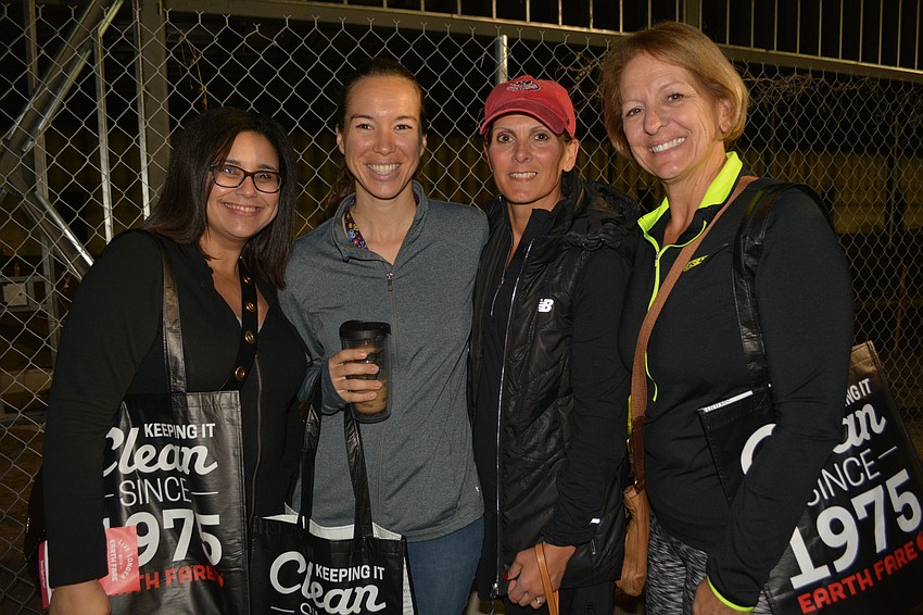 East County residents Judy Contreras, Kimberly Zehr, Angela Rosenblum and Nancy Musson became quick friends while waiting in line at 6 a.m.