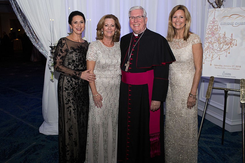Co-Chairwomen Mary Kenealy-Barbetta, Julie Delaney, Bishop Frank J. Dewane and Co-Chairwoman Jane Norton