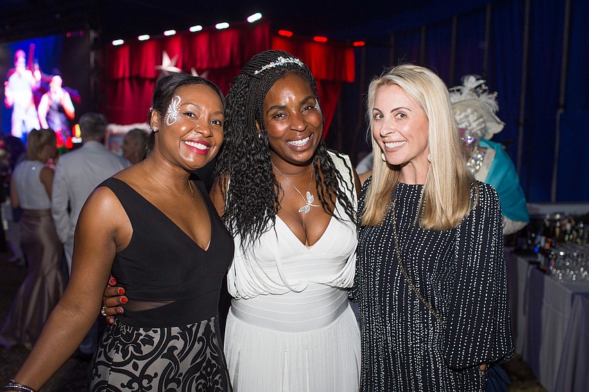 Asa Thomas, Tomeika Koski and Ashley Gruters