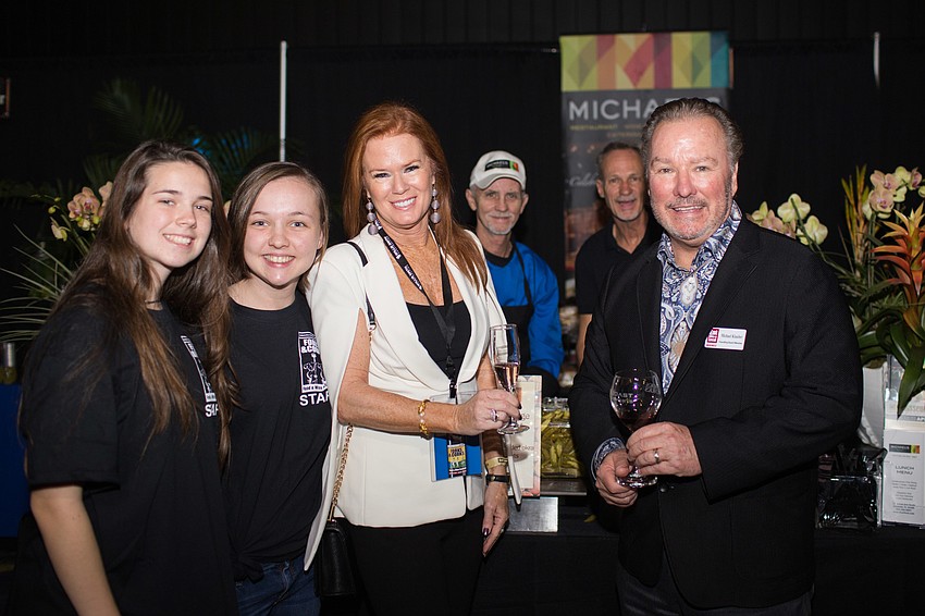 Payton Saturen, Mikayla Klauber, Terri Klauber, Steve Rogers, Jimmy Shavery and Co-Chairman Michael Klauber