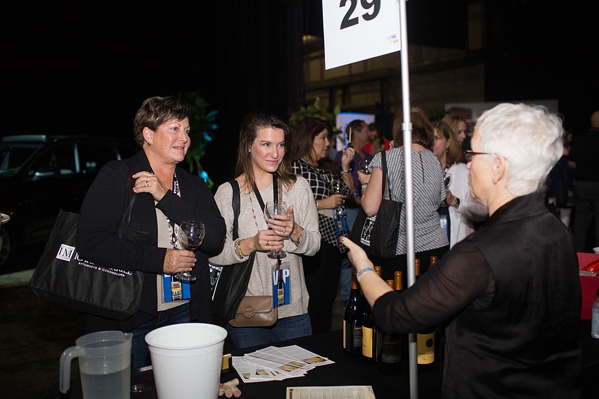 Guests learned about the wines at 2880 Wines.