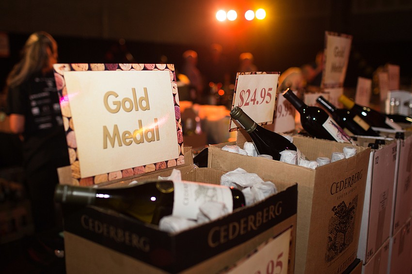 Attendees were able to buy their favorite wines from the buying room during Forks & Corks.