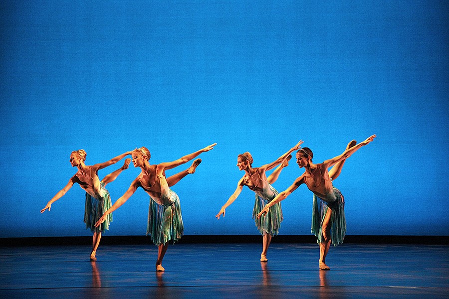 The Sarasota Ballet opened "Moving Identities" with Paul Taylor&#39;s "Airs." Photo by Frank Atura