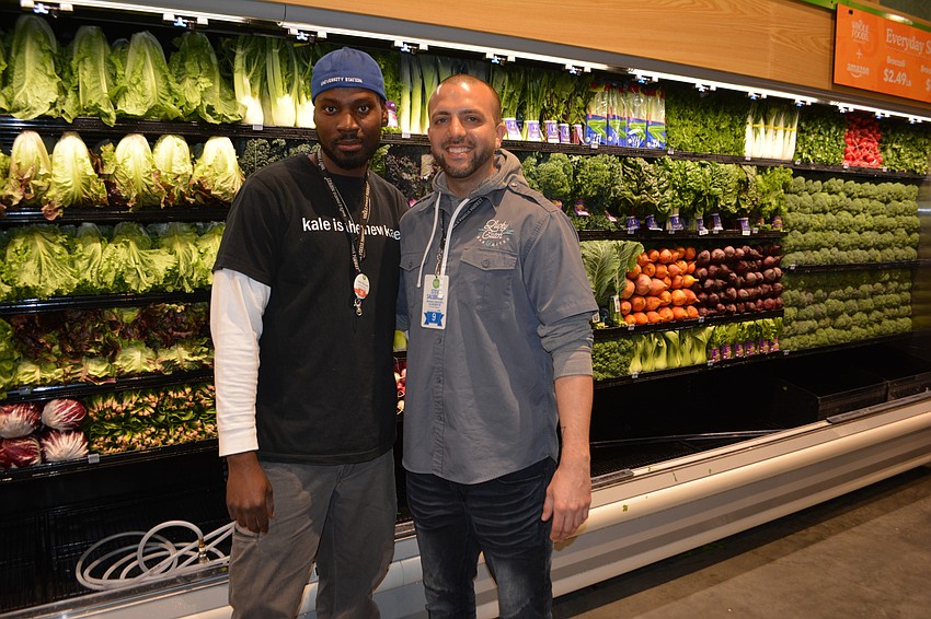 Emmanuel Merzius and Steve Salsberry have Whole Foods in top shape headed into Wednesday's opening at University Station.