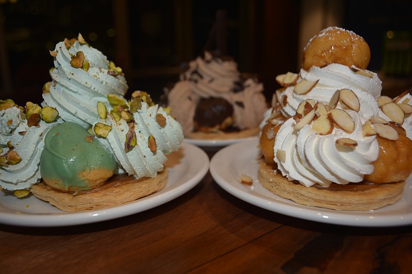Caramel Pistache, Chocolat and Classique puff pastries could wrap up  a unique grocery shopping experience.