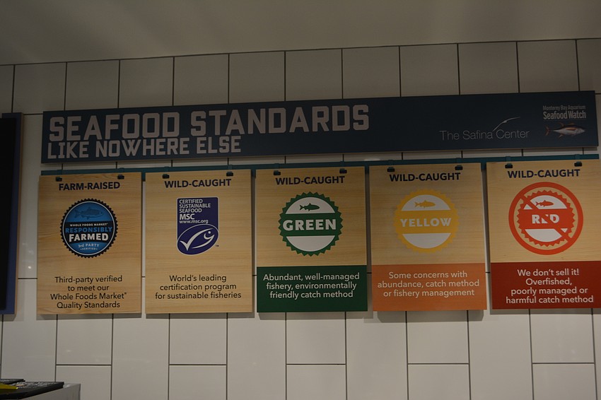 Whole Foods is serious about its seafood grading system. If it's in danger of being overfished, it won't make the store.