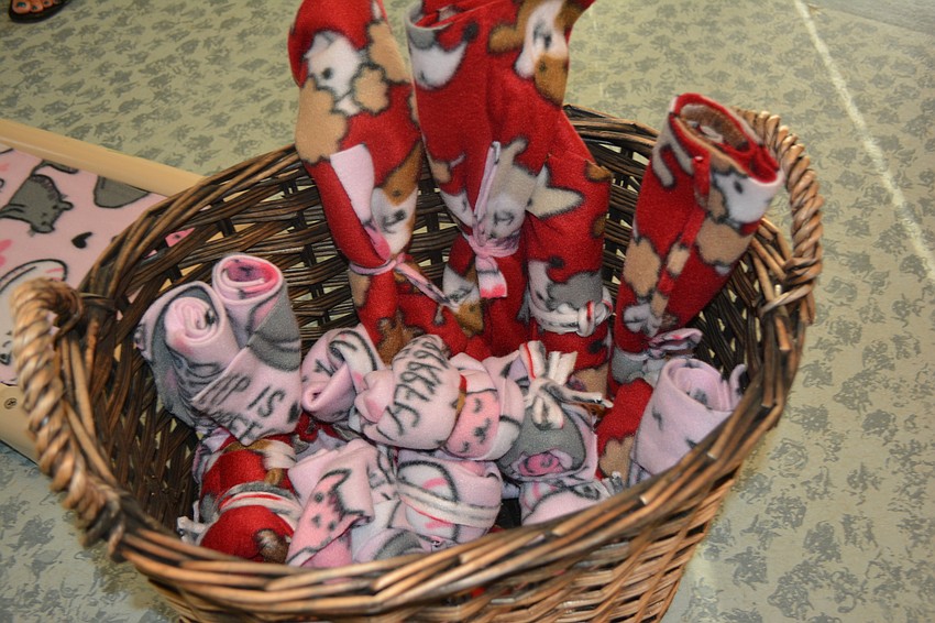 Twenty of the blankets will be sold to those who adopt Nate's animals.