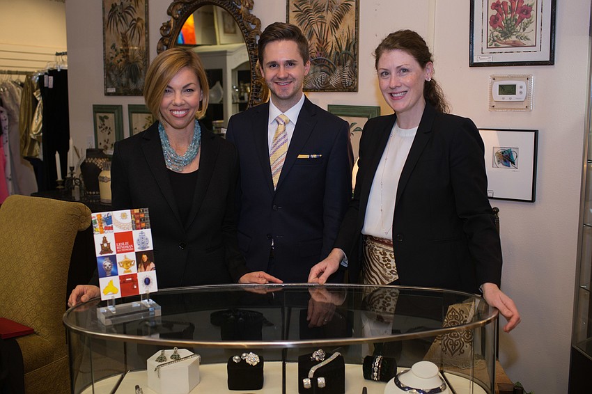 Leslie Hindman Auctioneer Representatives Kristin Vaughn, Ian Klopfer and Katie Guilbault