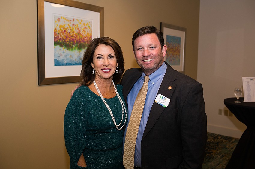 Executive director Mary Doughtery and incoming chairman Brian Leaver