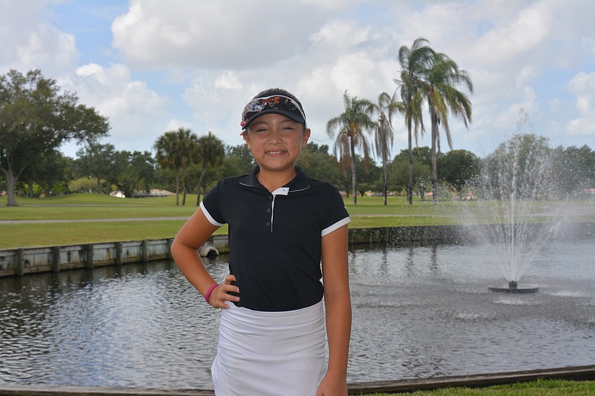 Alana Kutt, Palm Aire Country Club golf. Her hobbies include watching documentaries on Jack Nicklaus and Arnold Palmer.