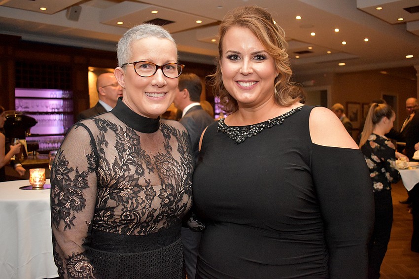 Stephanie Sugar and event chairwoman Candice Carr